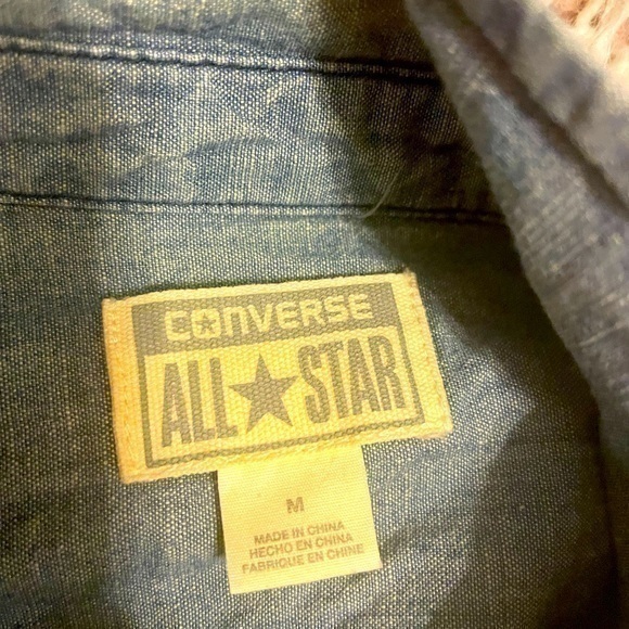 Converse faded denim button up - Picture 2 of 4